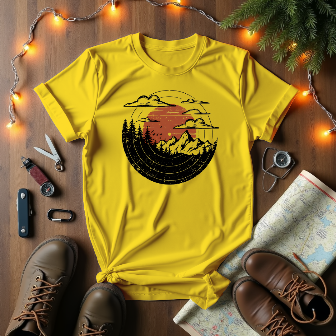 Mountain Vinyl T-Shirt