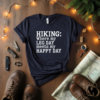 My Leg Day Meets My Happy Day T-Shirt