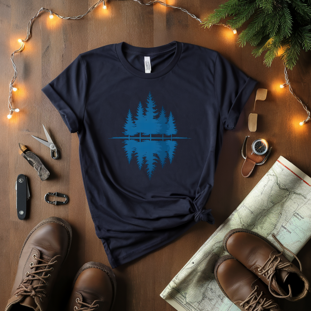 Pine Lake Reflection T-Shirt