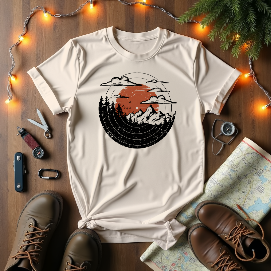 Mountain Vinyl T-Shirt