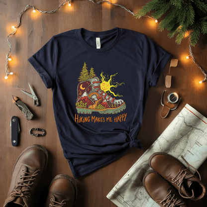 Hiking Makes Me Happy T-Shirt