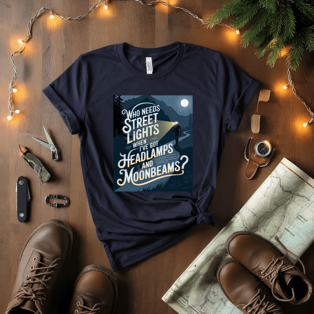 Headlamps And Moonbeams T-Shirt