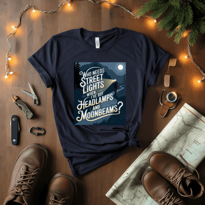 Headlamps And Moonbeams T-Shirt