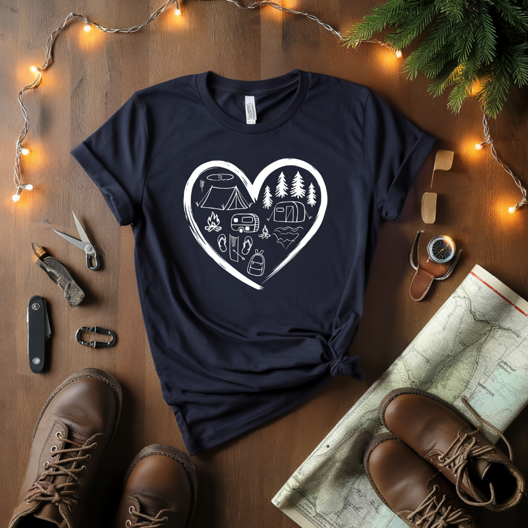 Camping At Heart T-Shirt