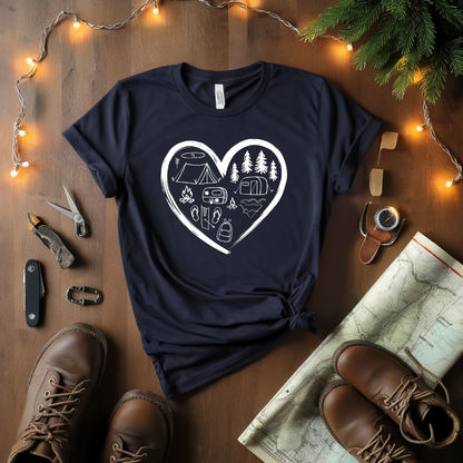 Camping At Heart T-Shirt