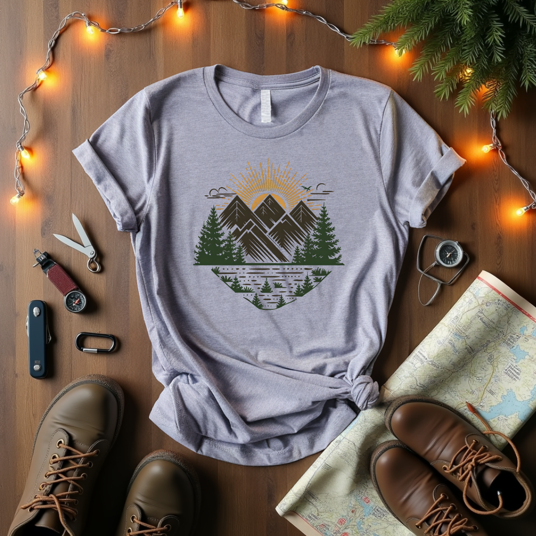 Mountain Sunrise Adventure T-Shirt