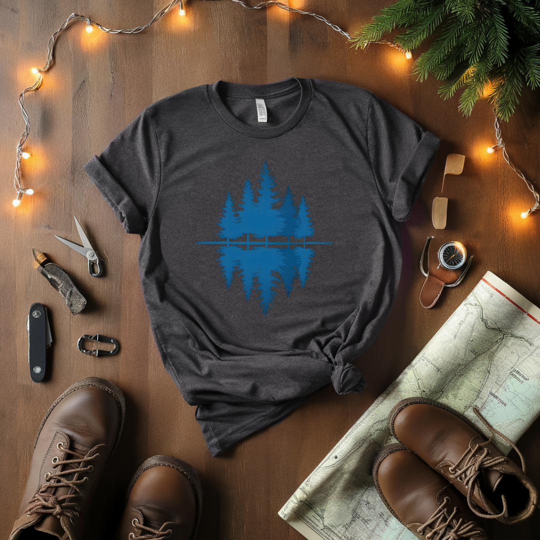 Pine Lake Reflection T-Shirt