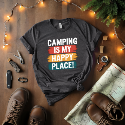Camping Is My Happy Place T-Shirt