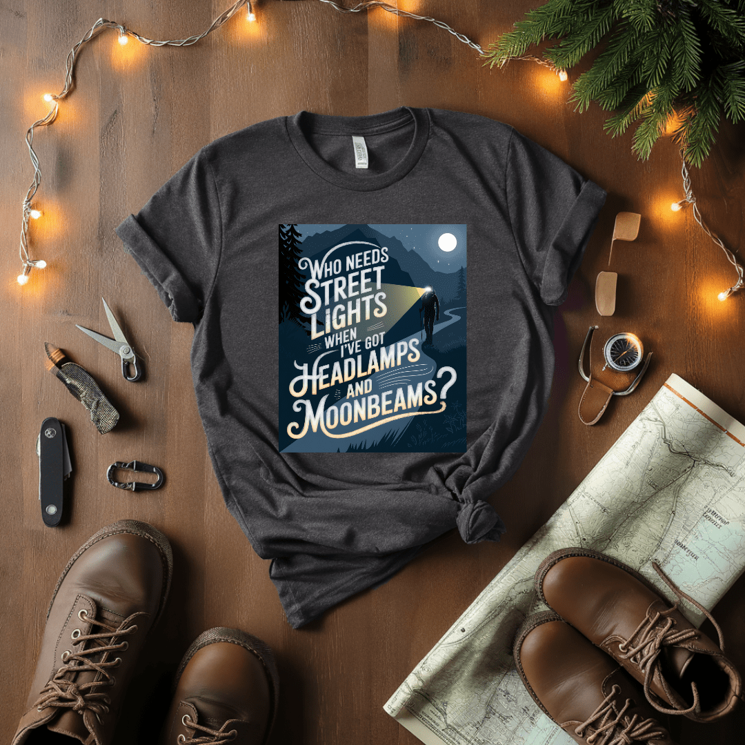Headlamps And Moonbeams T-Shirt