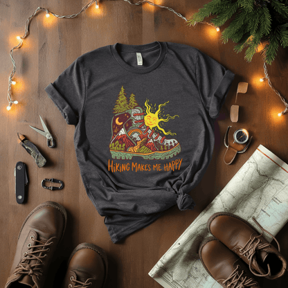 Hiking Makes Me Happy T-Shirt