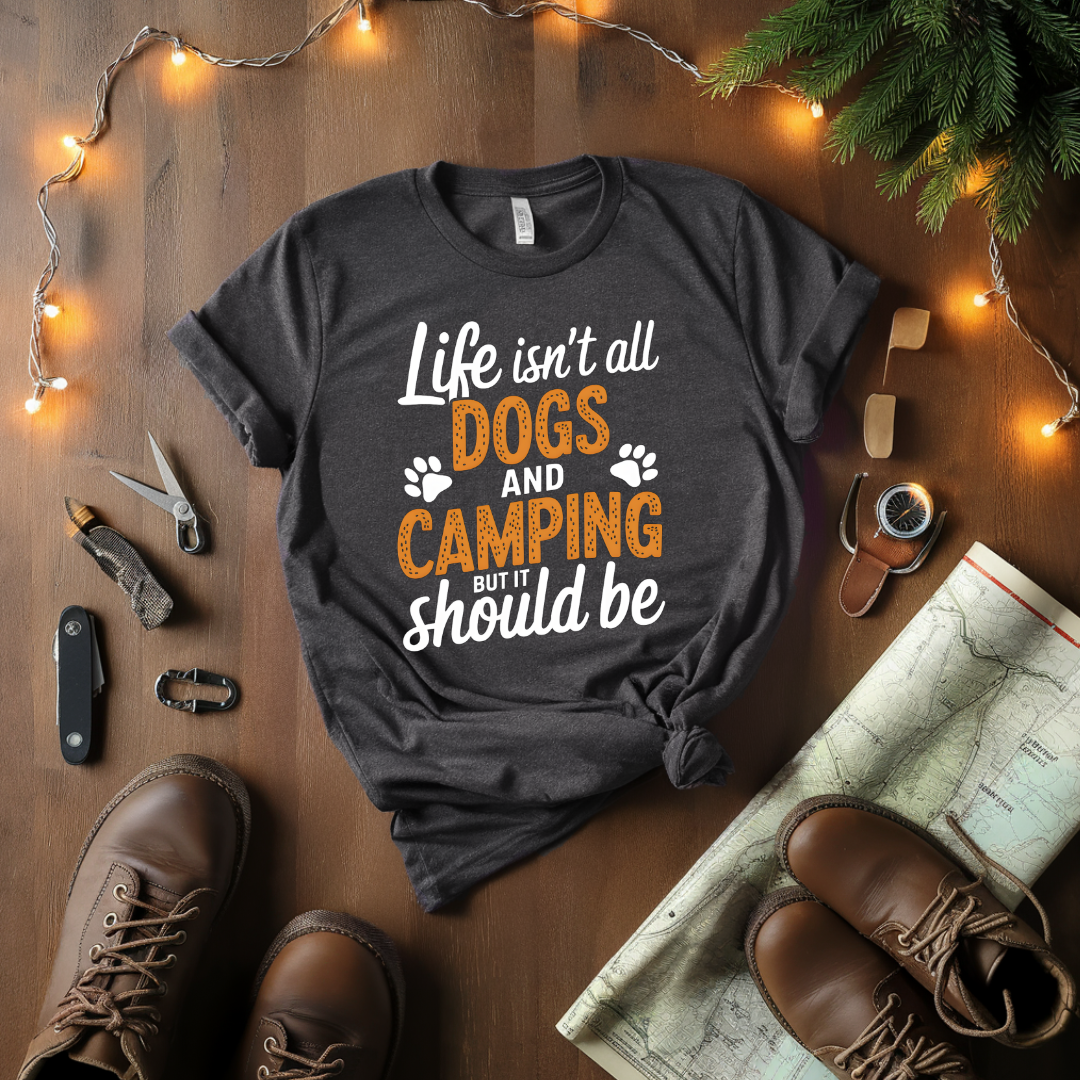 Dogs And Camping T-Shirt