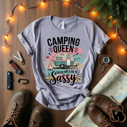 Camping Queen Classy T-Shirt