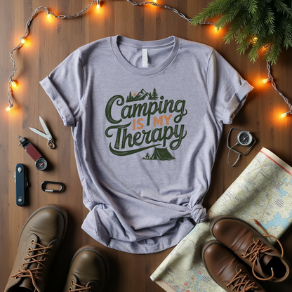 Camping Is My Therapy T-Shirt