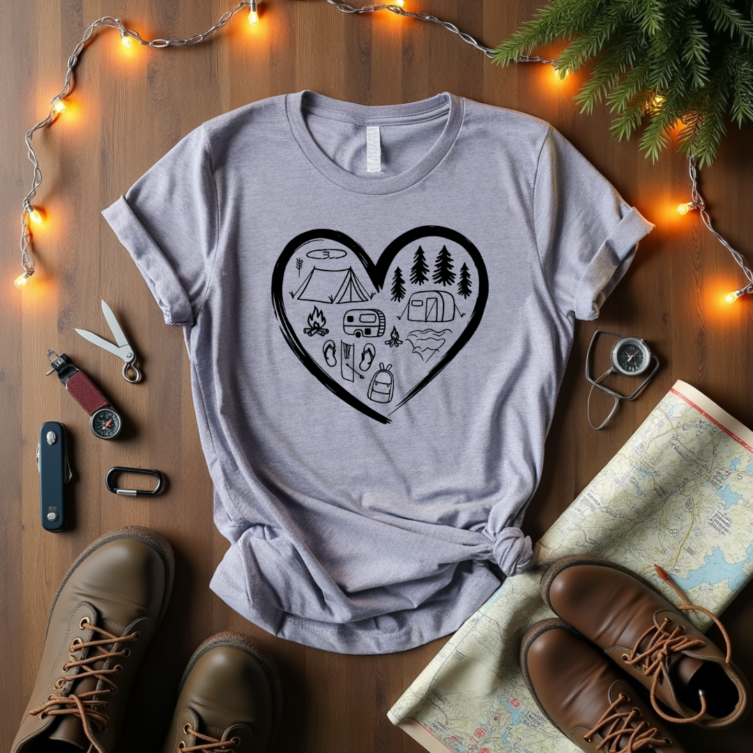 Camping At Heart T-Shirt