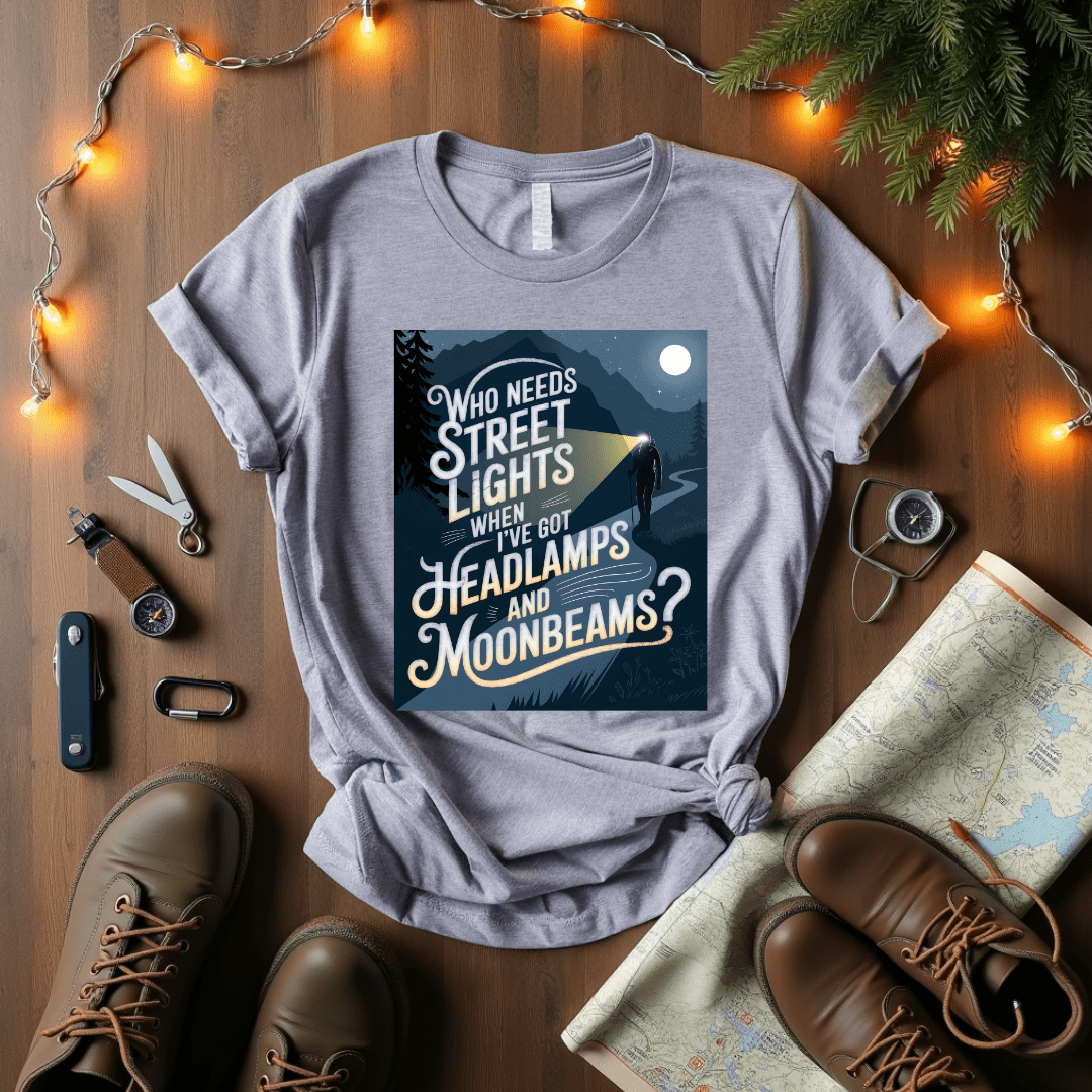 Headlamps And Moonbeams T-Shirt