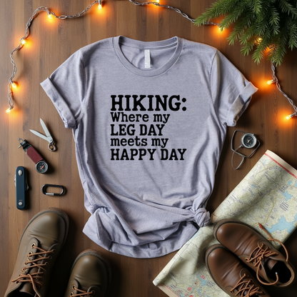 My Leg Day Meets My Happy Day T-Shirt