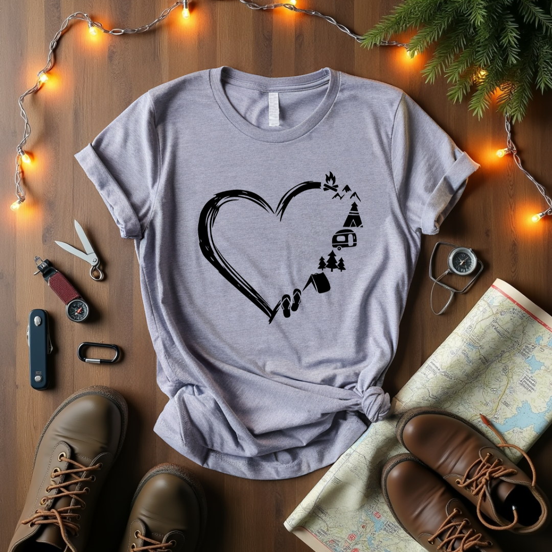 Heart Of Camping T-Shirt