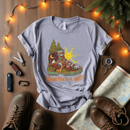 Hiking Makes Me Happy T-Shirt